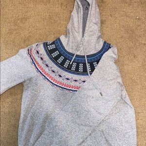 On the byas sweatshirt